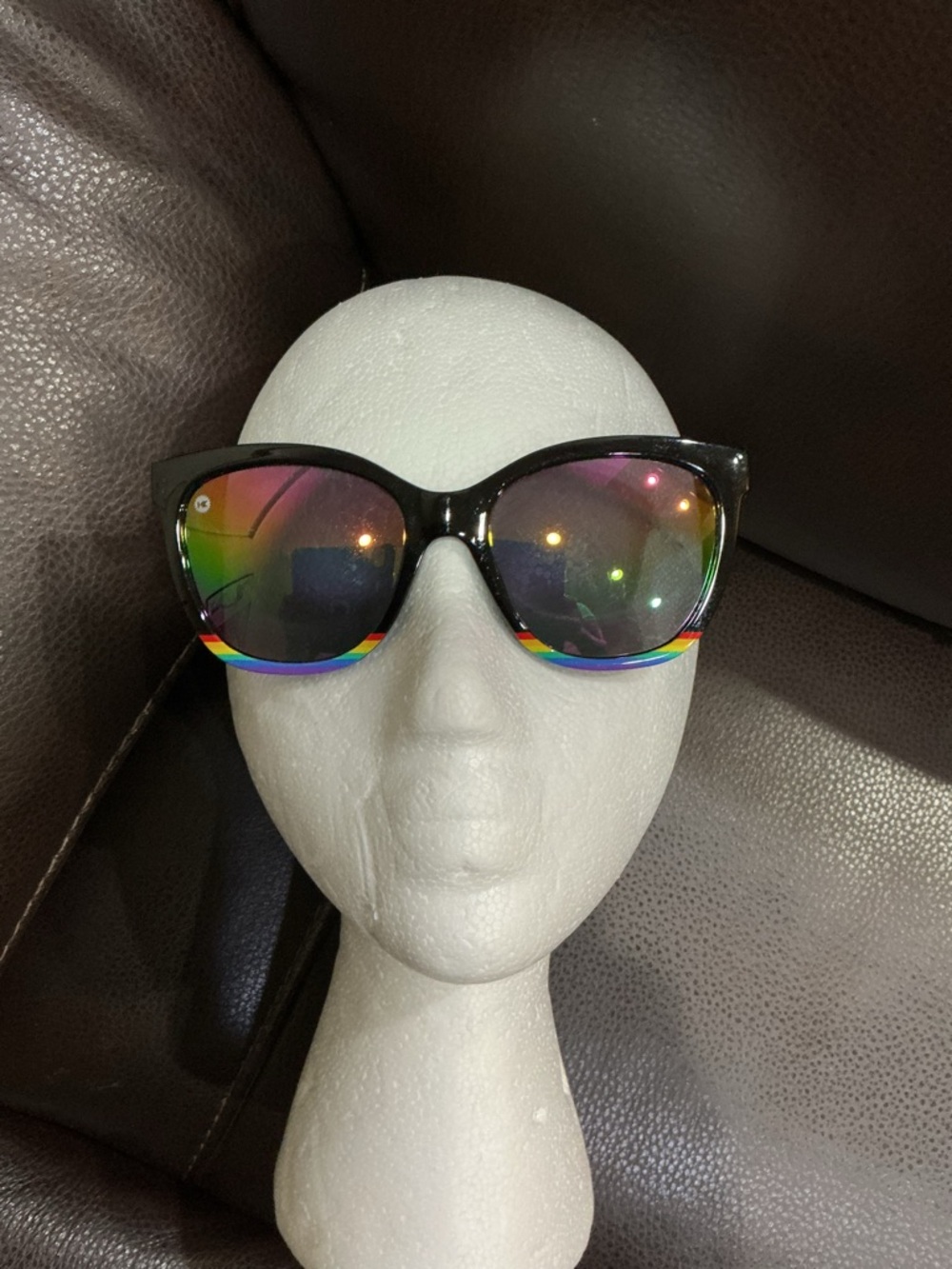 Knockaround Black Rainbow FAST LANES Polarized Sunglasses